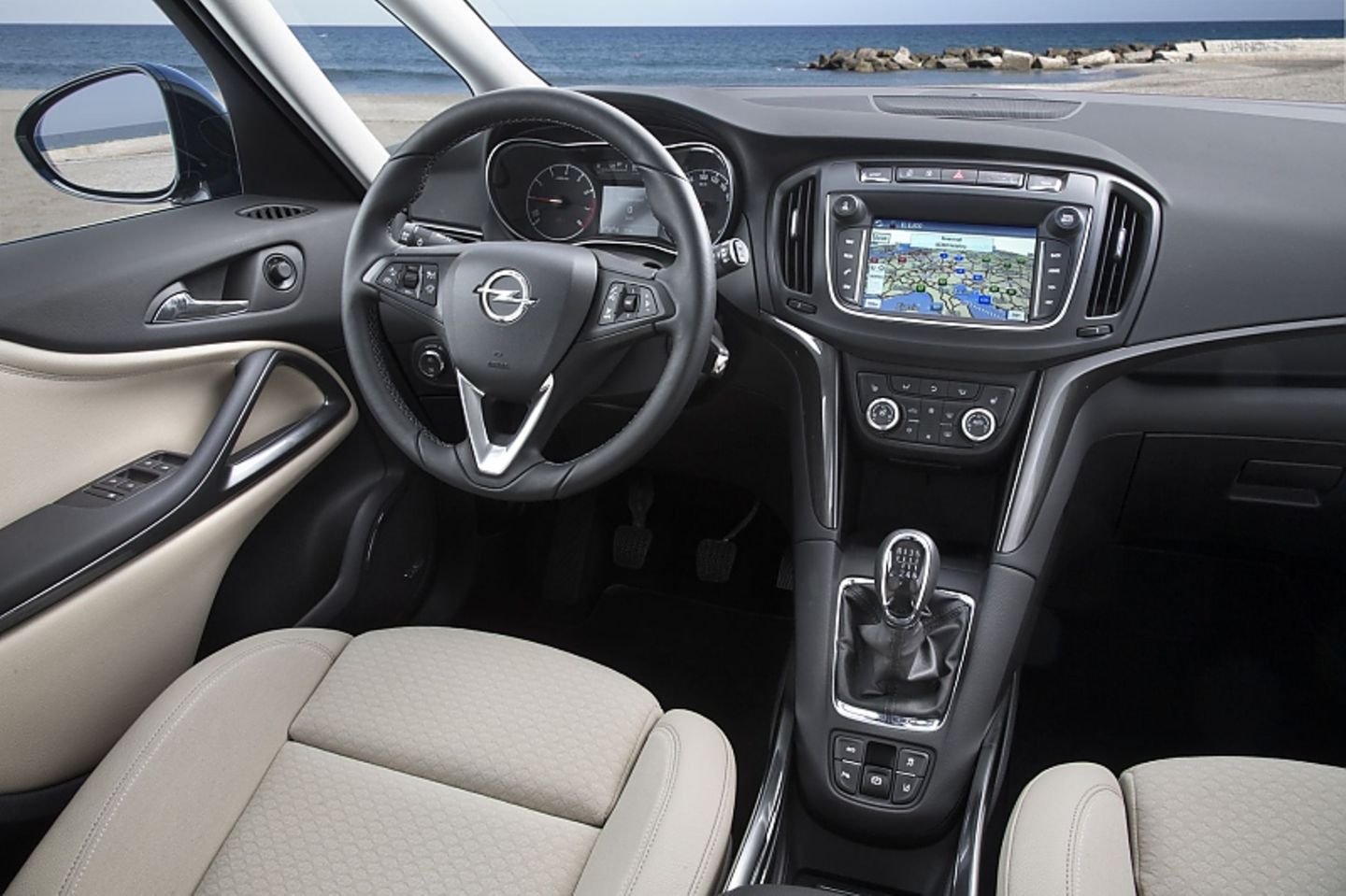 Übersichtliches Cockpit
