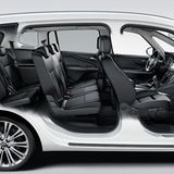 Ein Querschnitt des siebensitzigen Opel Zafira