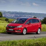 In 8,8 Sekunden erreicht der Zafira Landstraßen-Tempo