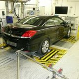 Auch der WLTP-Zyklus wird auf Rollenprüfständen gefahren