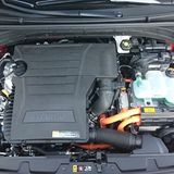 Der 1,4 Liter Benzinmotor des Hyundai Ioniq Hybrid.