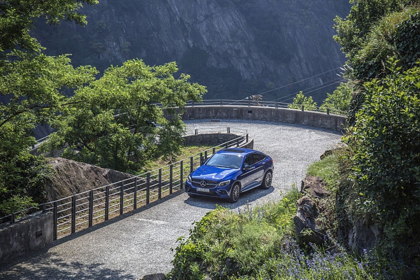 Mercedes GLC 250d Coupé - macht nicht nur im Gebirge eine gute Figur