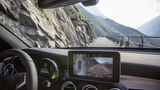 Mercedes GLC 250d Coupé - der Bildschirm wird unverändert aufgesetzt