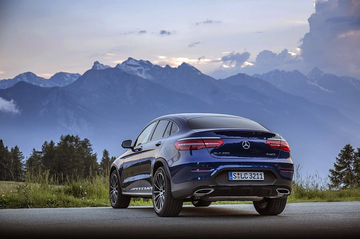 Mercedes GLC 250d Coupé - hinten passen mindestens 500 Liter herein
