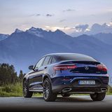 Mercedes GLC 250d Coupé - hinten passen mindestens 500 Liter herein