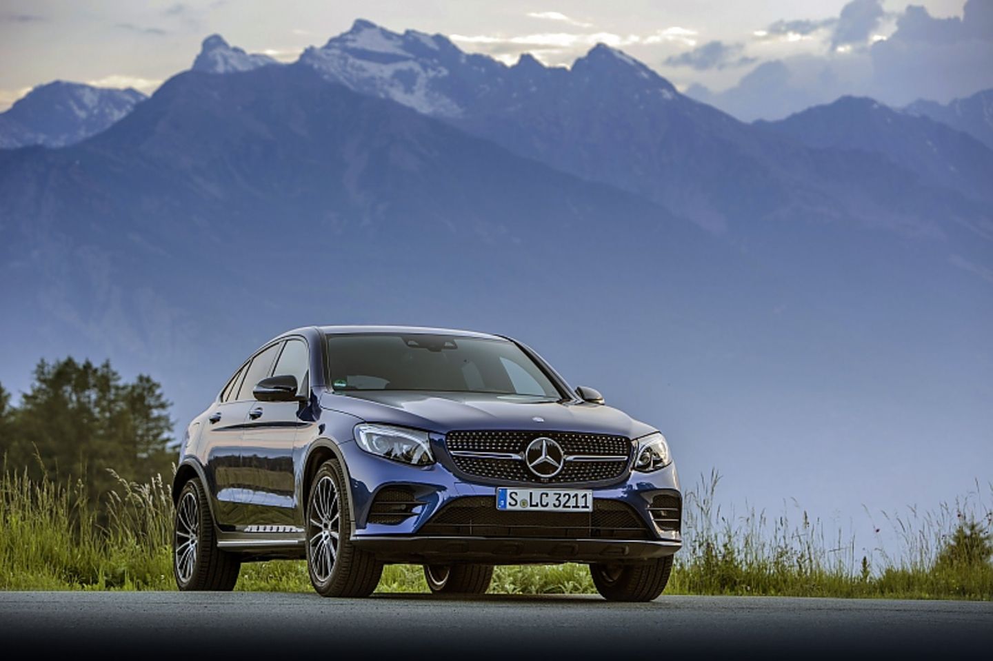 Mercedes GLC 250d Coupé - LED-Scheinwerfer kosten Aufpreis - wie vieles