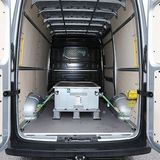 Der Laderaum lässt den Nutzern einige Möglichkeiten ihre gewohnten Regalsysteme weiter zu benutzen