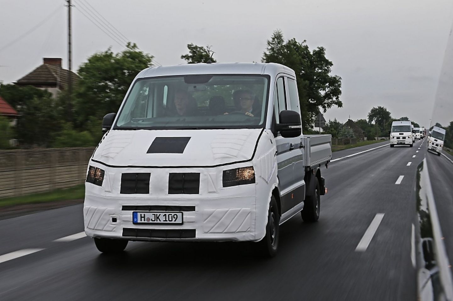 Die Dieselmotoren passen gut zum großen Bruder des Bullis
