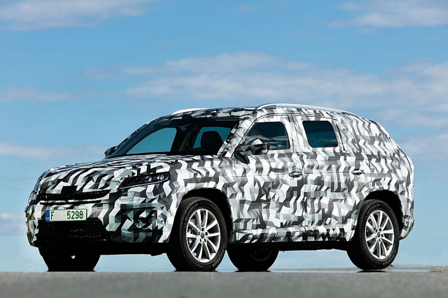 Der Skoda Kodiaq Erprobungsfahrt kommt Anfang 2017 auf den Markt
