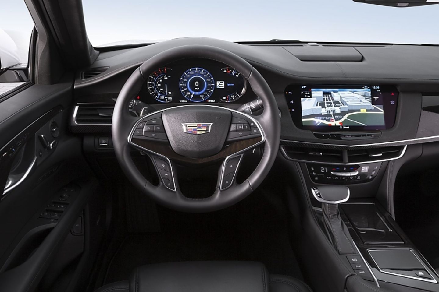 Das Cockpit des Cadillac CT6.