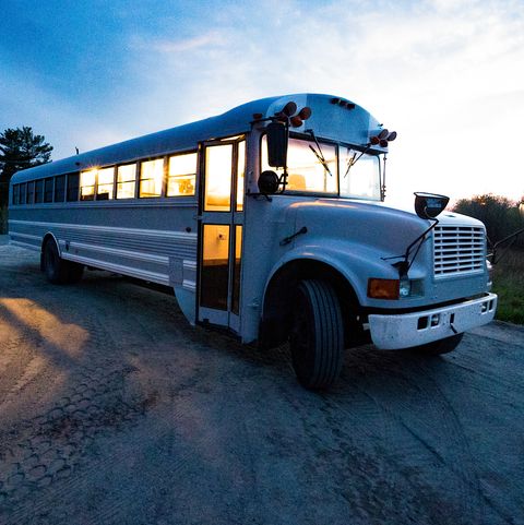 You can hardly get a larger and heavier school bus in the USA .. 
