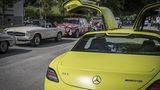 Classic trifft Moderne: Die E-Mobile fuhren ihre eigene Rallye
