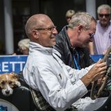 Auch des Menschen bester Freund durfte mitfahren