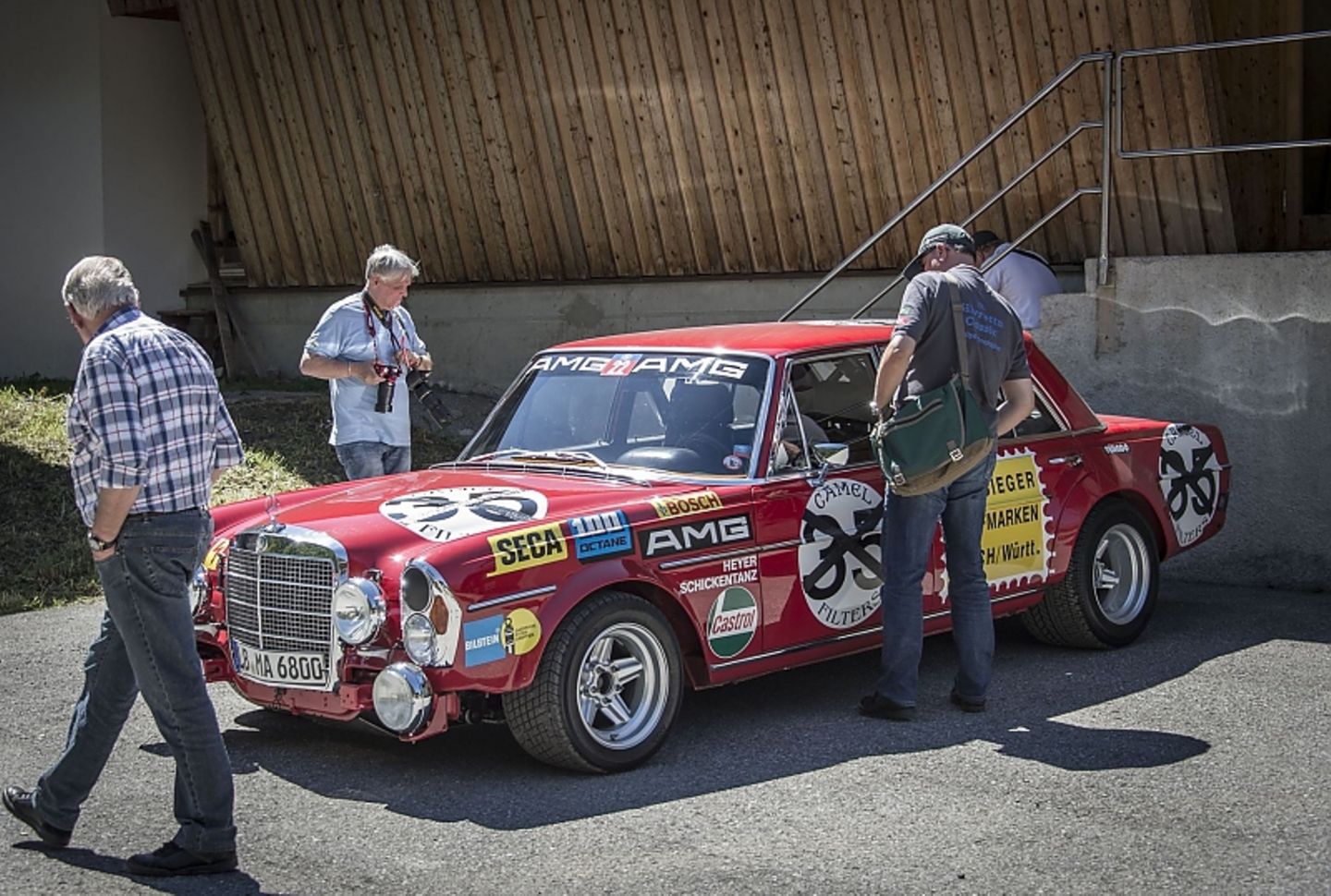 Der erste AMG-Mercedes - Spitzname: "Die Rote Sau"
