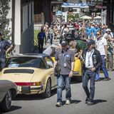 Vor dem Start muss man sich artig anstellen