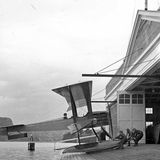 Wasserflugzeug am Lake Union in Seattle