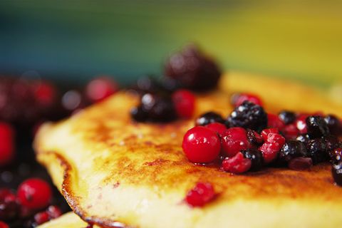 Pancakes mit Beeren