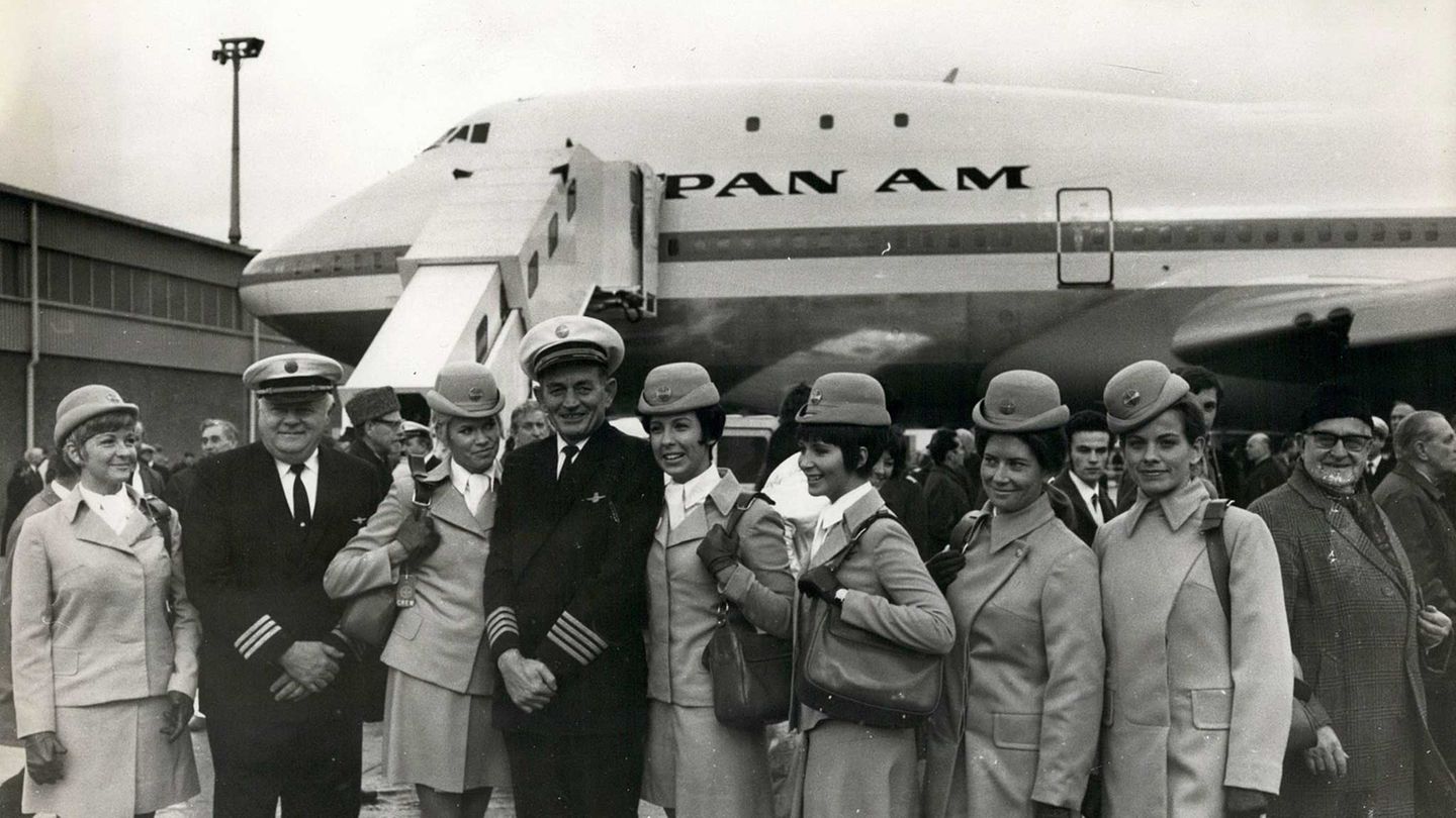 Boeing 747-100 von PanAm in Heathrow
