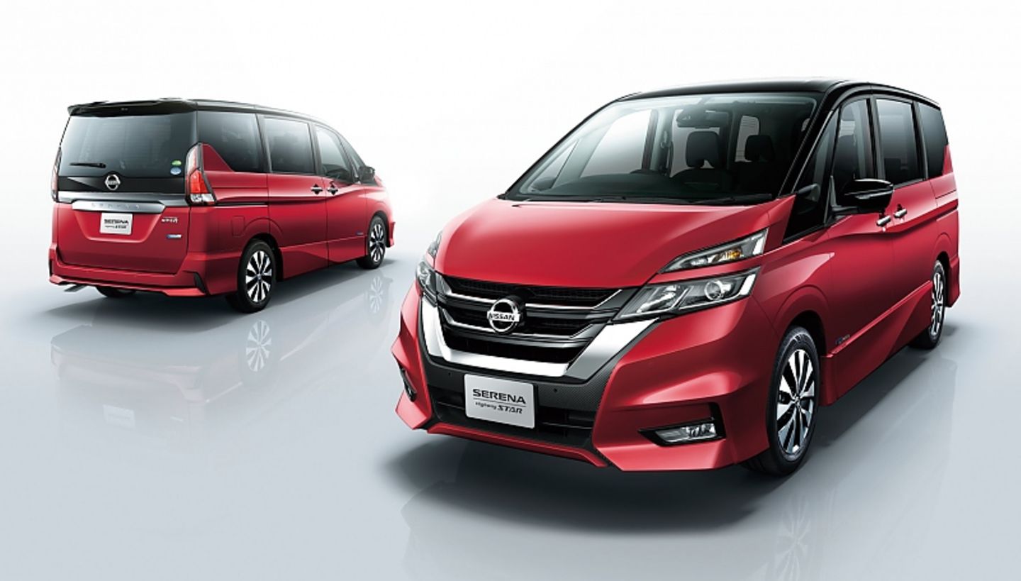 Nissan Serena S-Hybrid 2016 - der Japaner ist in zwei Ausführungen zu bekommen