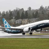 Boeing 737MAX beim Erstflug