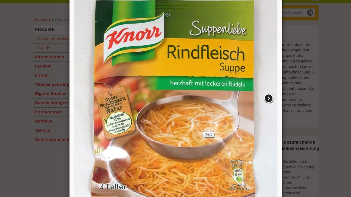 Knorr Suppenliebe Rindfleisch Suppe Knorr Suppenliebe Rindfleisch Suppe