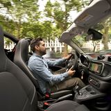 Das Lenkrad ist nicht längsverstellbar