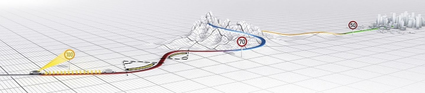 Mit InnoDrive fährt der Porsche Panamera fast schon allein.