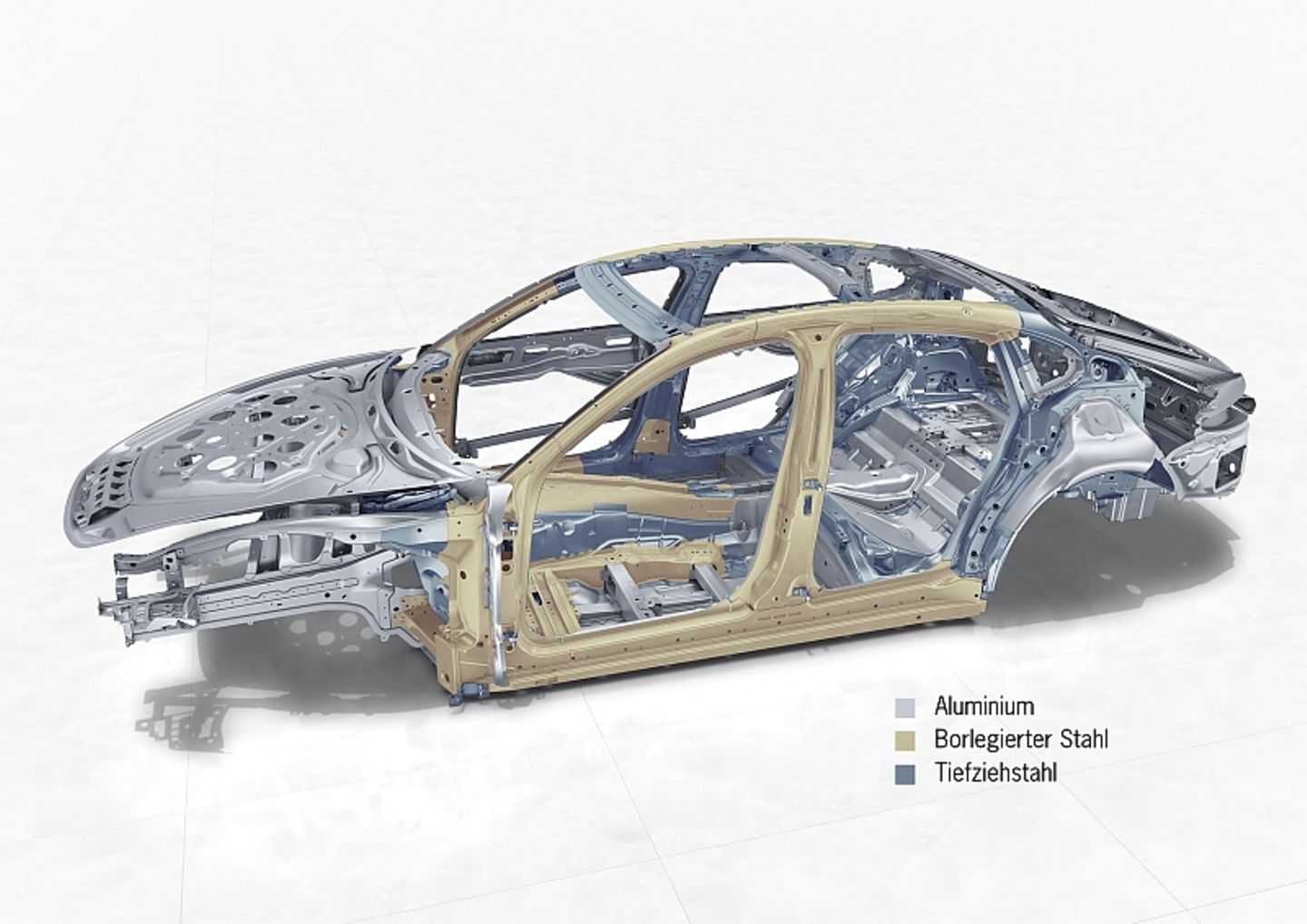 Die Karosserie des Porsche Panamera.