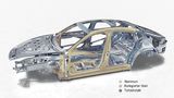 Die Karosserie des Porsche Panamera.