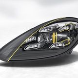 Der LED Matrix-Hauptscheinwerfer beinhaltet insgesamt 109 LED für sämtliche Lichtfunktionen.