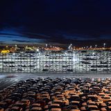 Bremerhaven - auch nachts wird im Hafen gearbeitet