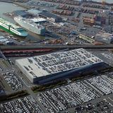 Bremerhaven ist der größte Autoumschlagplatz der Welt