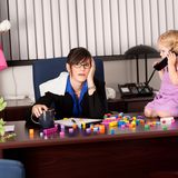 Kind am Arbeitsplatz