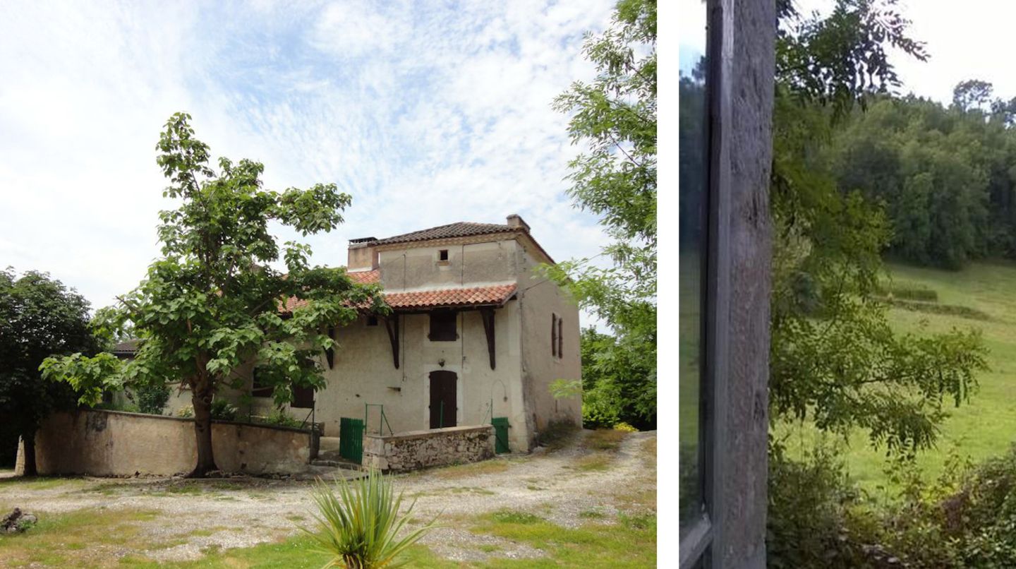 Mit drei Acres Land, Panoramablick kostet dieses Traumhaus in Roquecor 285.000 Euro.