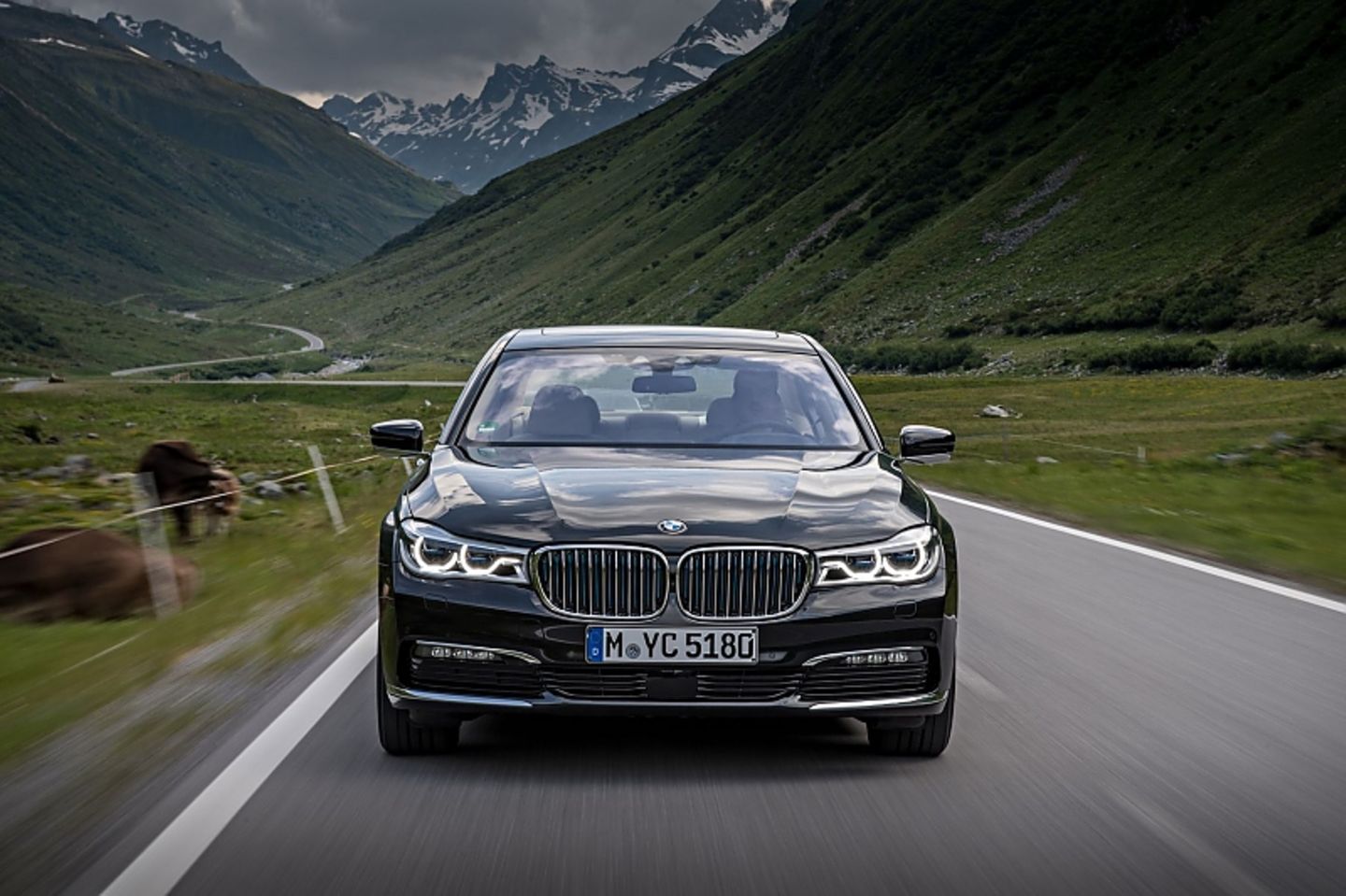 Rein elektrisch betrieben ist der BMW 740Le xDrive iPerformance sehr leise