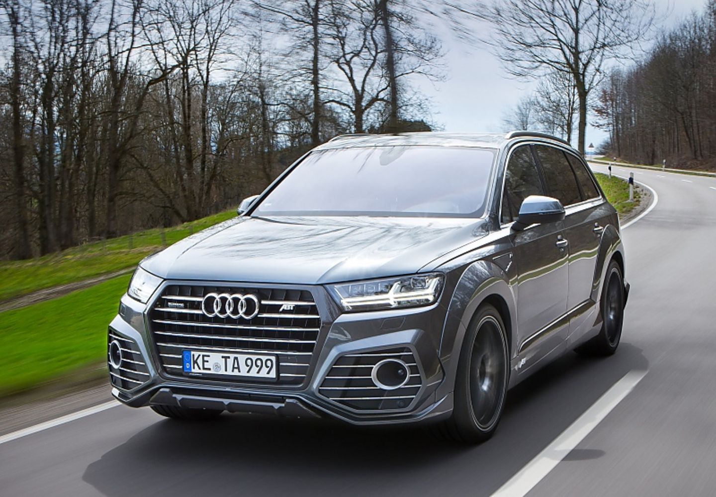 Abt Audi QS7 - das Fahrwerk ist trotz 22-Zöllern komrfortabel