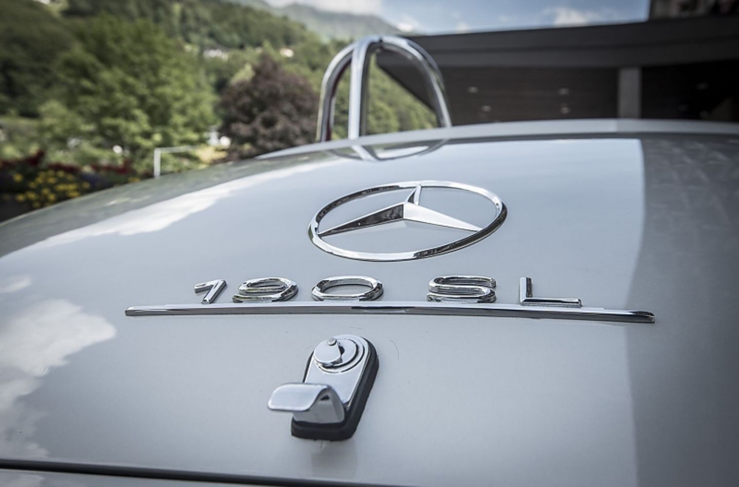 Das Blech aus dem Träume sind: das Heck des Mercedes 190 SL-R