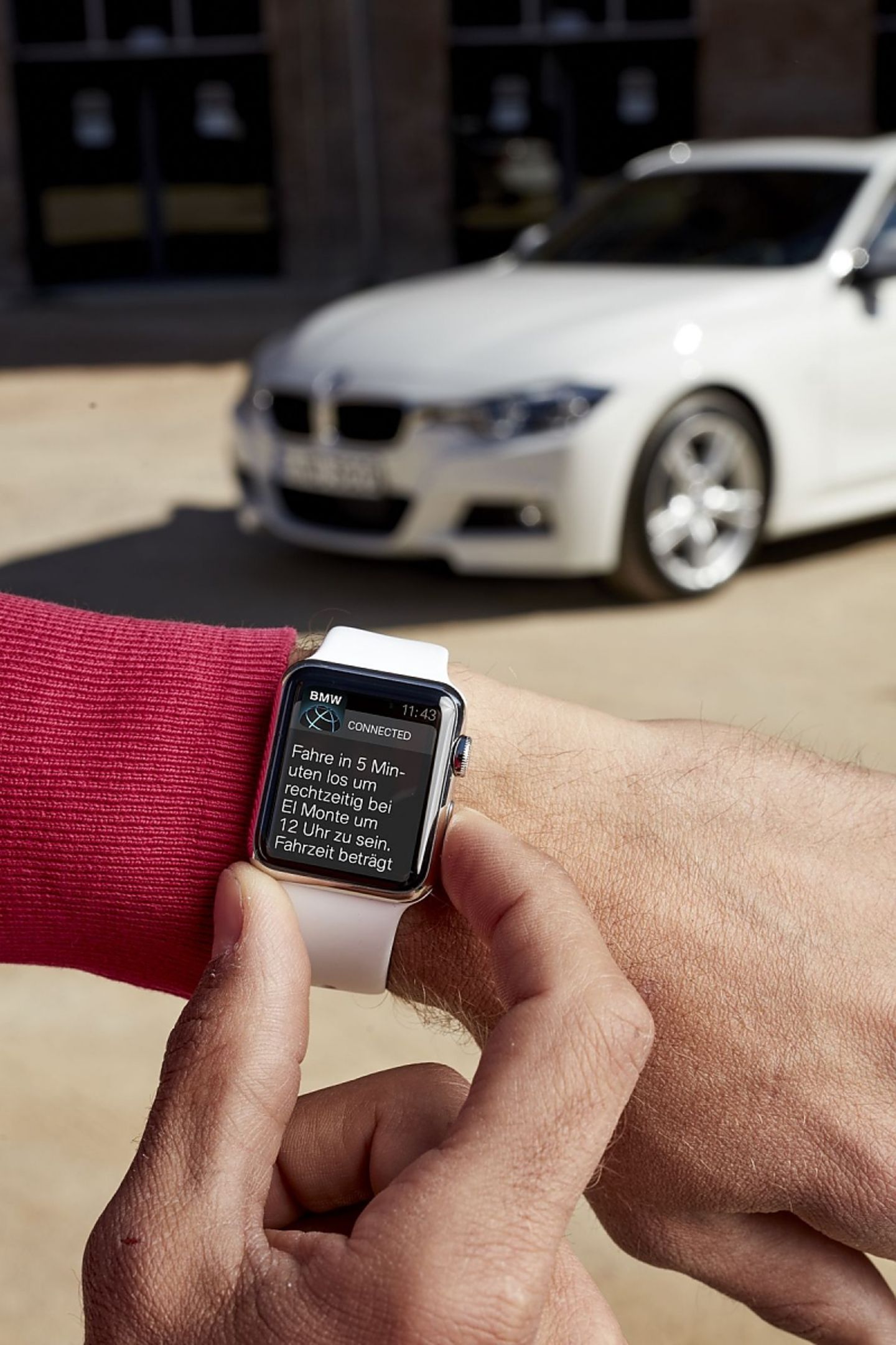 Die Ermahnung zum Losfahren kommt auf die Apple Watch