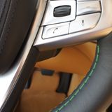 Die Fernbedienungs-Einheiten im Lenkrad stammen von BMW