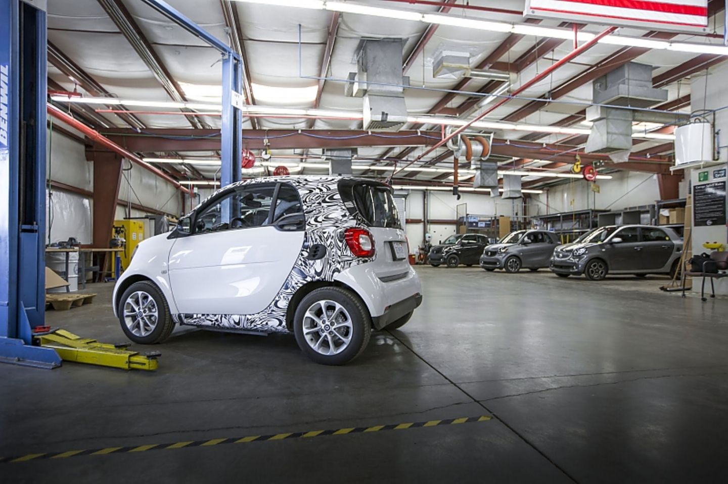 Prototypenerprobung Smart Fortwo / Forfour ed 2016