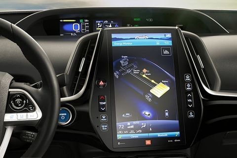 Acht Zoll misst der Touchscreen in der Mittelkonsole.