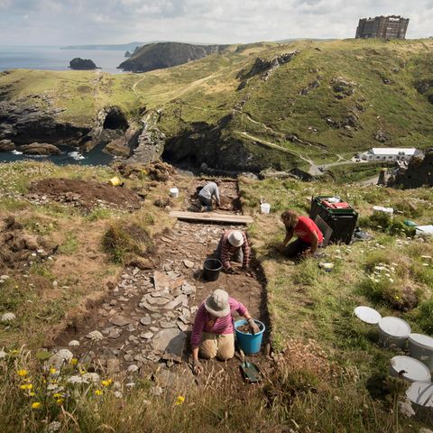 Das Schloss aus dem dunklen Zeitalter Großbritanniens ist der erste größere Fund aus dieser Zeit