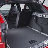 Die Rückbank ist geteilt umlegbar