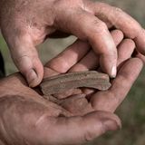 Eine Scherbe einer phokäischen Amphore, die im 5. oder 6. Jahrhundert in der heutigen Türkei hergestellt wurde.