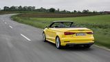 Das Audi S3 Cabriolet ist nicht brutal hart abgestimmt