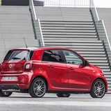 Der Smart Brabus Forfour ist um 62 Zentimeter länger als der fortwo