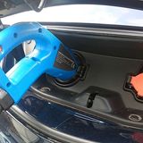 Nach 30 Minuten per CHAdeMO ist die Batterie zu 80 Prozent geladen.