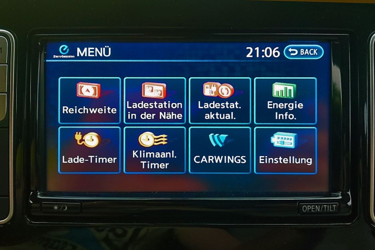 Hier wird die Suche nach einer Ladesäule unterstützt.