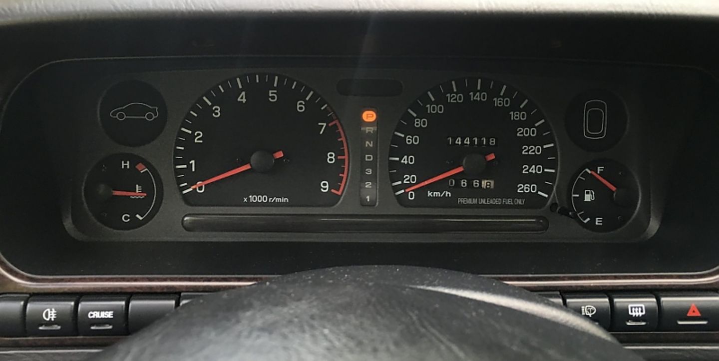 Subaru SVX - das Cockpit im 90er Look