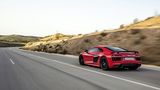 Der Der Audi R8 V10 plus rennt bis zu 330 km/h schnell